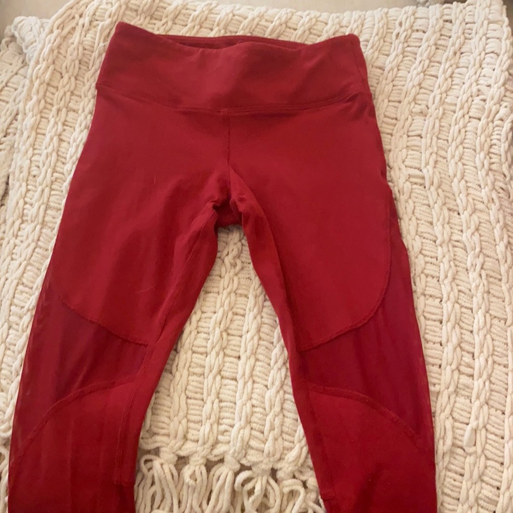 Red Alo leggings size xs